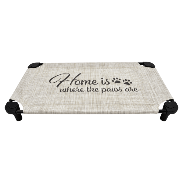 Home is printed cot (includes accessories) River Rock