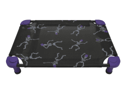 Dancing Skeletons printed Black-Seasonal Cot (includes free accessories!) ON SALE!!