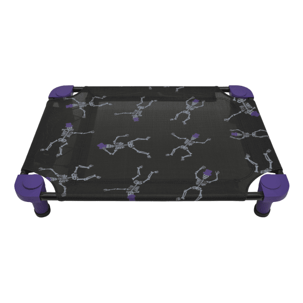 Dancing Skeletons printed Black-Seasonal Cot (includes free accessories!) ON SALE!!