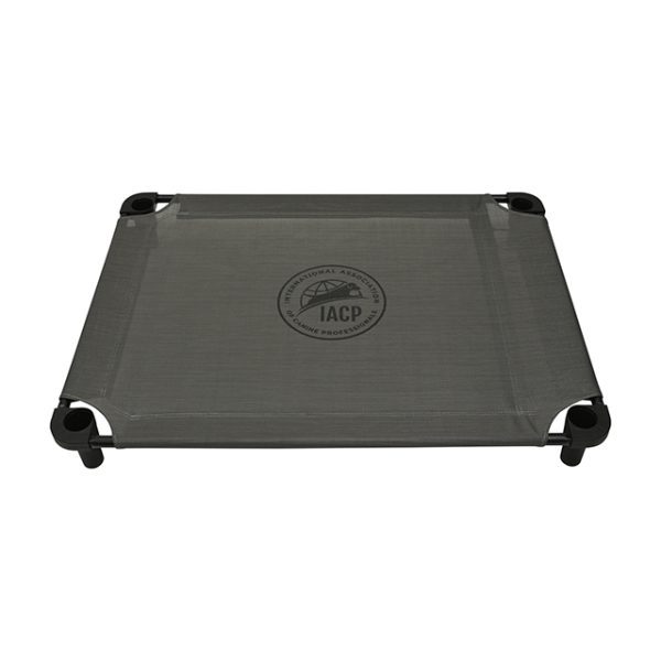 IACP Logo 40" x 30" Cot, Dark Gray w/FREE accessories! (Quick Ship!)