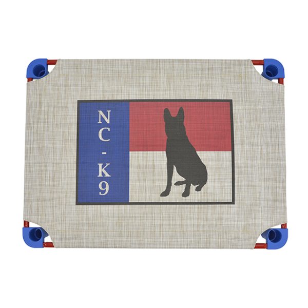 NC K9 (NC) branded cot: * * * * Full-Color logo * * * *