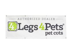 4Legs4Pets Hanging Banner - Large Horizontal 72" x 27"