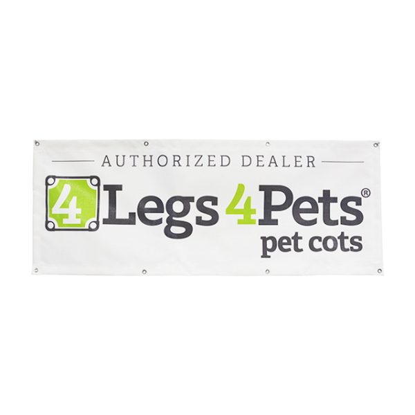 4Legs4Pets Hanging Banner - Small Horizontal 56" x 22"