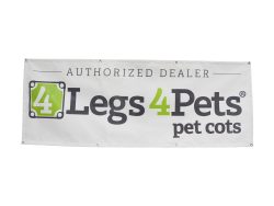 4Legs4Pets Hanging Banner - Small Horizontal 56" x 22"