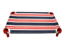 Patriotic Cot (woven stripes - Not printed on) FREE Grippers & Plugs! OVERSTOCK SALE!