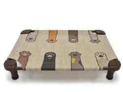 Paws printed Cot w/FREE Grippers & Plugs!