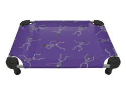 Dancing Skeleton printed Cot w/FREE Grippers & Plugs! (purple shown in photo)